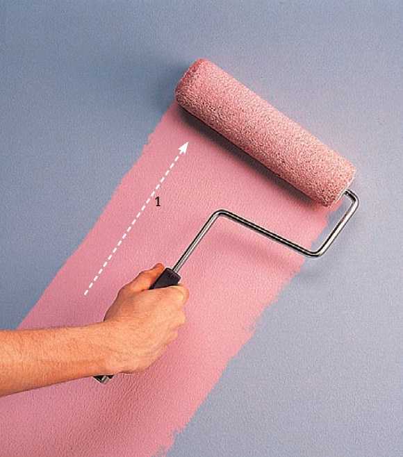 Как правильно красить стены валиком водоэмульсионной краской без разводов