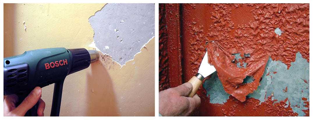 Как убрать старую краску со стен: как быстро снять акриловую, удалить масляную и водоэмульсионную с бетонных, деревянных и других покрытий?