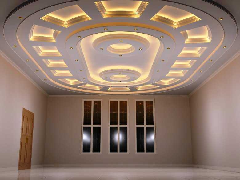 Дизайн гипсокартонных потолков: 200 интересных фото-идей
