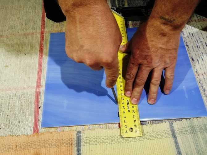 Как отрезать керамическую плитку без сколов