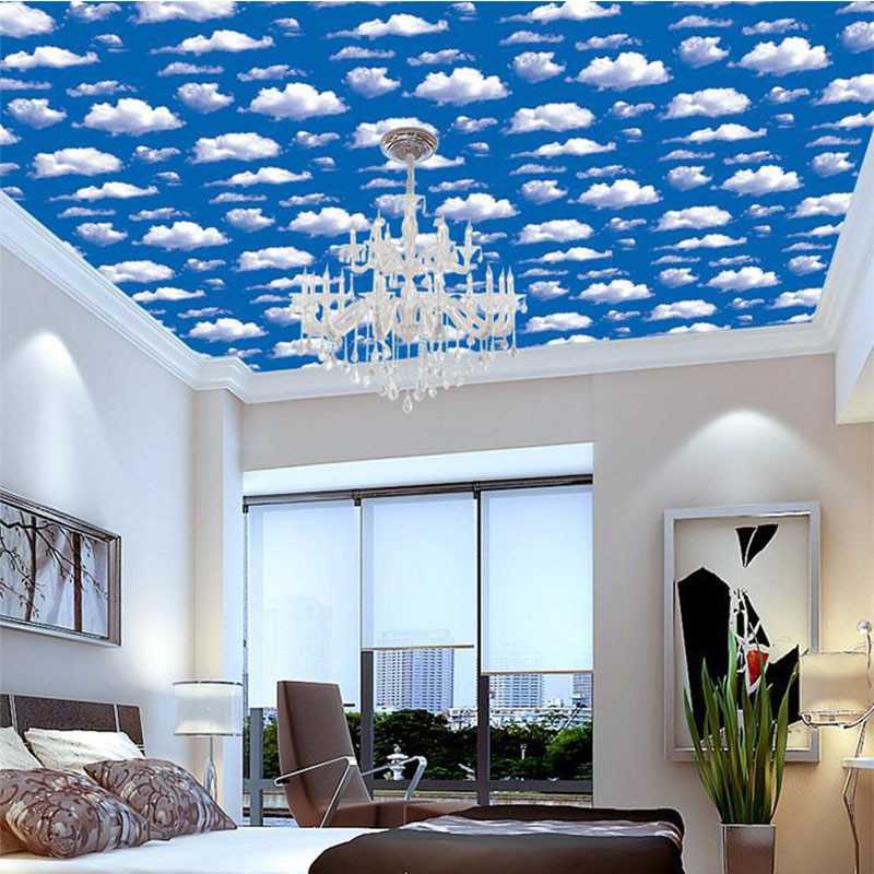 Потолок «небо» (44 фото): варианты с рисунком облаков, модели в виде голубого неба в дизайне интерьера