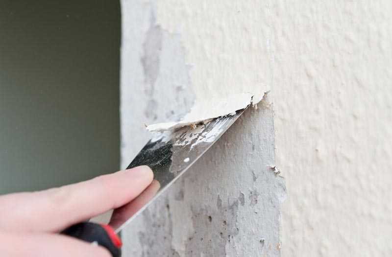 Как убрать старую краску со стен: как быстро снять акриловую, удалить масляную и водоэмульсионную с бетонных, деревянных и других покрытий?