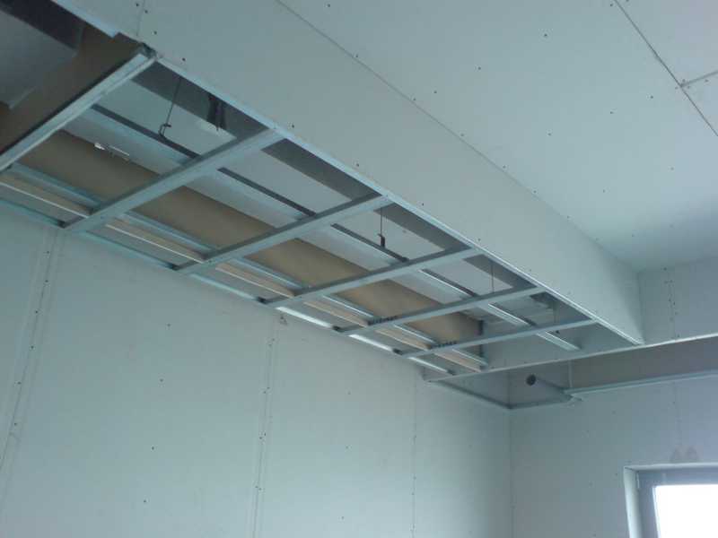 Двухуровневый потолок из гипсокартона своими руками (65 фото): как сделать двухуровневую конструкцию с подсветкой