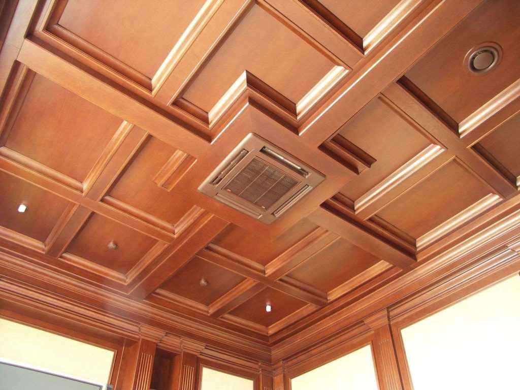 Кессонные потолки — обзор материалов и способов монтажа