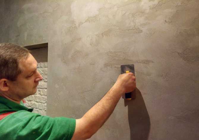 Как сделать стену с эффектом бетонной в квартире своими руками: инструкция
