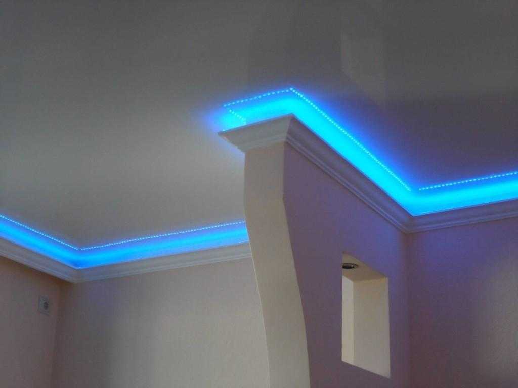 Натяжной потолок с подсветкой по периметру - как его сделать?