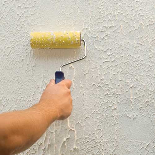 Как покрасить стены красиво фактурным валиком