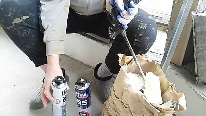Зимняя монтажная пена (23 фото): температура применения морозостойкой пены для наружных работ