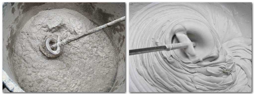 В каком соотношении смешивать цемент с песком