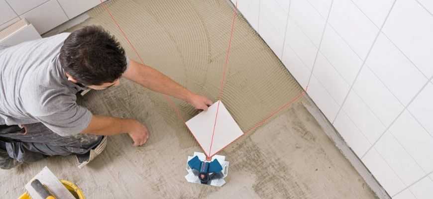 Инструкция, как клеить потолочную плитку: 2 способа разметки