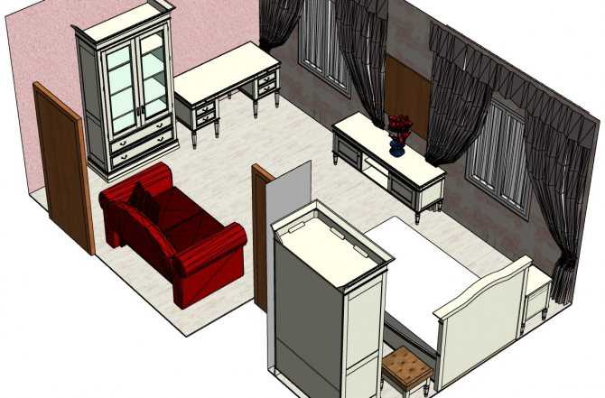 Как расставить мебель в прямоугольной комнате, ошибки и важные нюансы