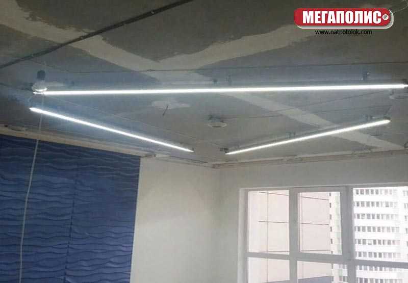 Освещение натяжного потолка: варианты подсветки (200+ фото дизайна)