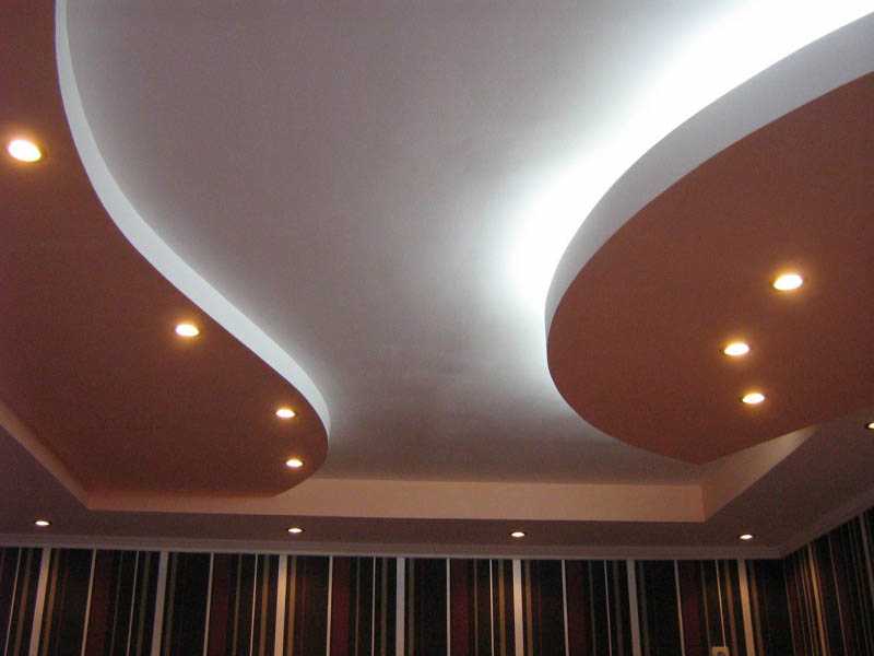 Потолки из гипсокартона на кухне (75 фото): двухуровневые подвесные гипсокартонные потолки в дизайне кухни, варианты фигур на потолке