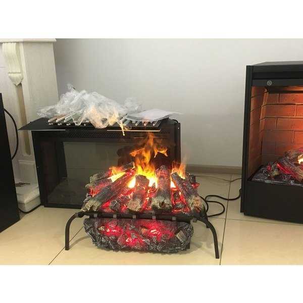 Электрический камин с эффектом пламени: 230 фото