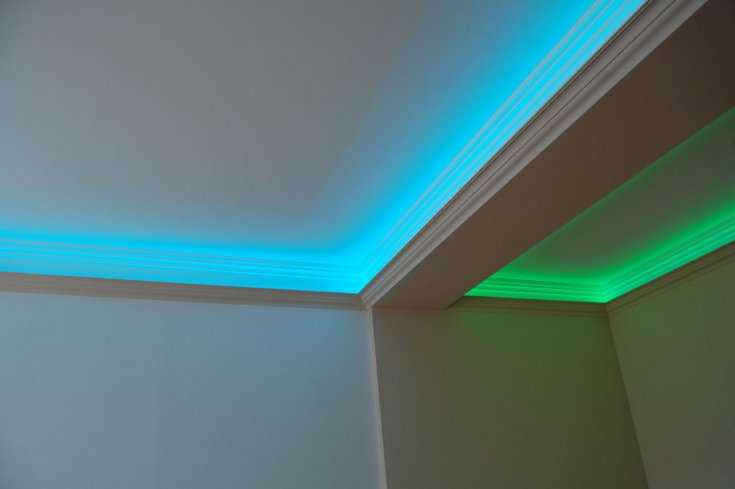 Светодиодная лента для подсветки потолков: делаем подсветку под потолком светодиодной лентой своими руками