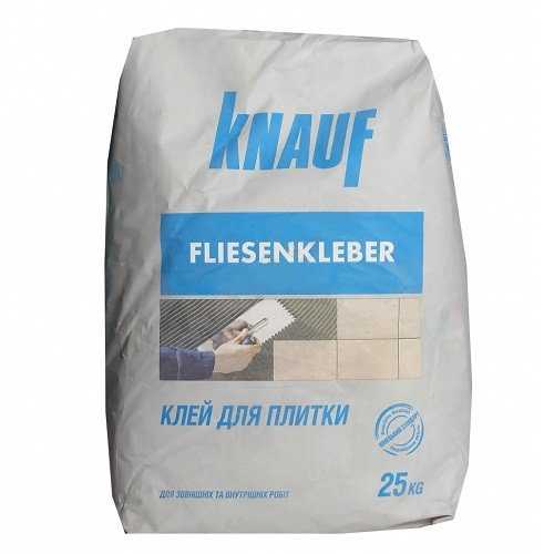 Плиточный клей knauf fliesen: усиленный состав для плитки fliesen plus объемом 25 кг, белый для мрамора, отзывы и характеристики