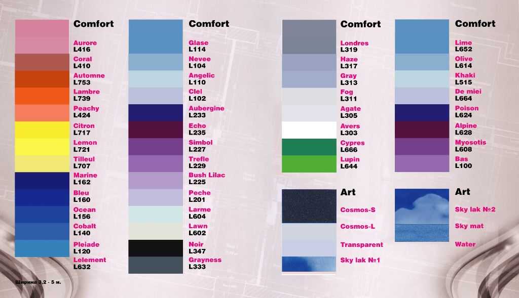 Как подобрать цвет натяжного потолка: сочетания, дизайн, фото