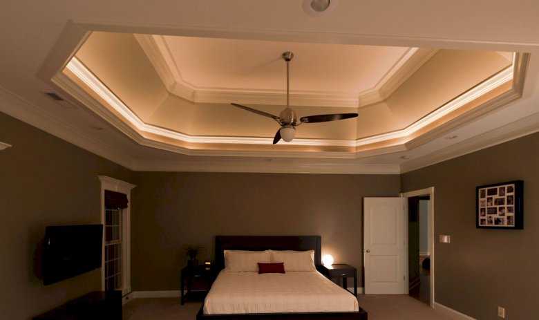 Потолки из гипсокартона для спальни: лучшие идеи оформления с примерами красивого дизайна, 150 фото вариантов