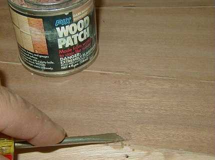 Как шпаклевать деревянные поверхности перед покраской