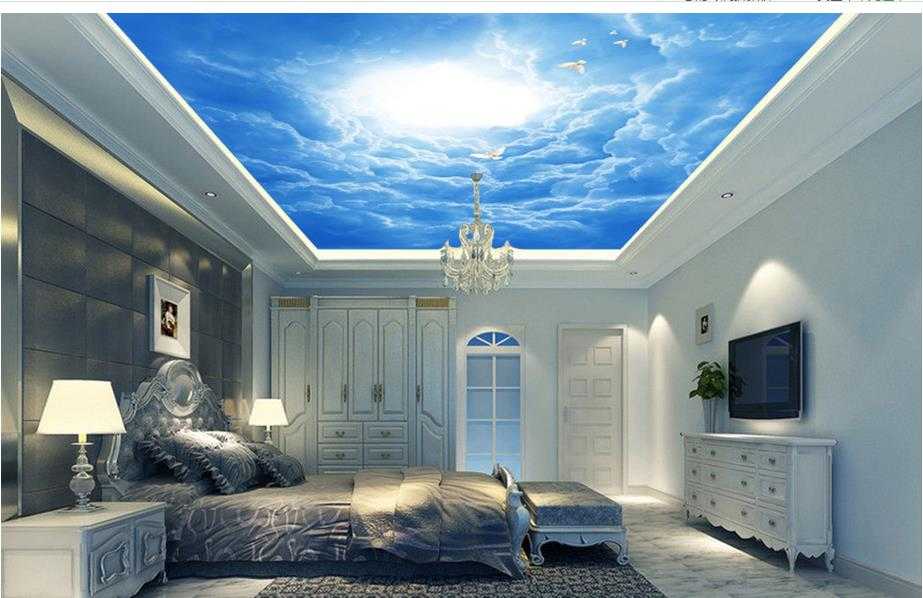 Потолок «небо» в дизайне интерьера