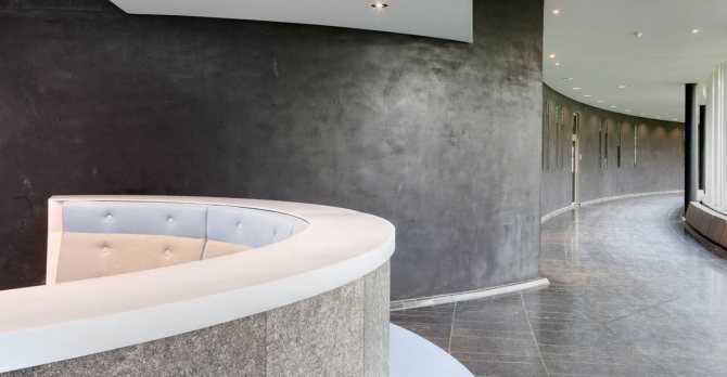 Штукатурка под бетон: декоративные составы с имитацией бетонного покрытия в интерьере, фактурные варианты в стиле «лофт» с эффектом камня