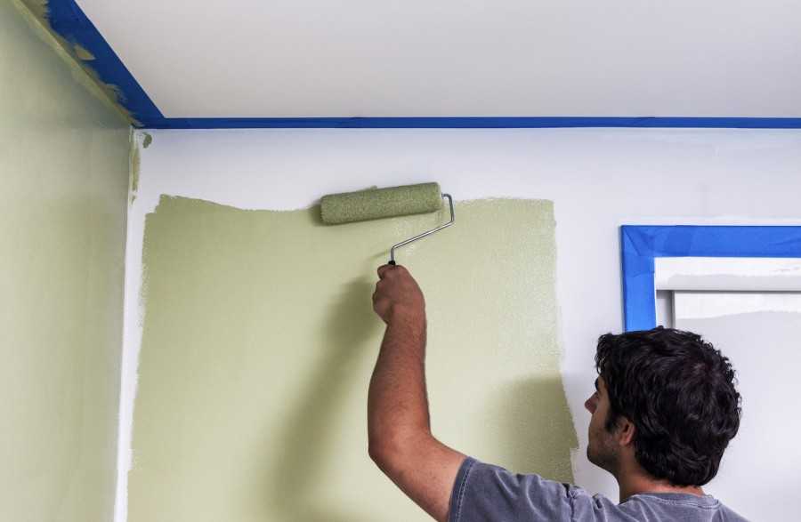 Покраска гипсокартона: чем и как красить стены, потолок, декоративные конструкции