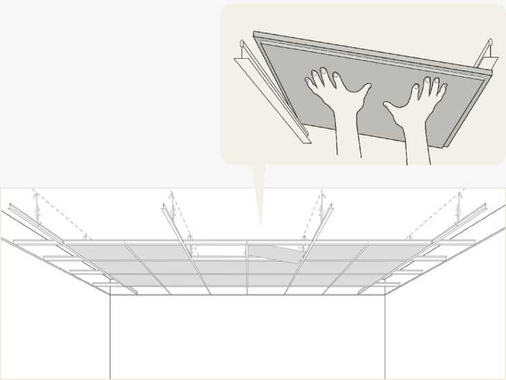 Демонтаж подвесного потолка: как разобрать реечную конструкцию, как снять изделие из пластиковых панелей своими руками