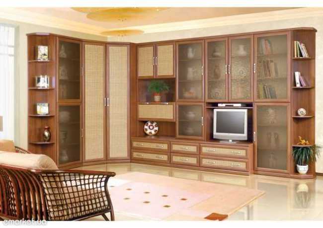 Модульные стенки для гостиной (49 фото): горка и угловые шкафы в зал, красивые белые модули в стиле «классика», варианты оформления гостиной